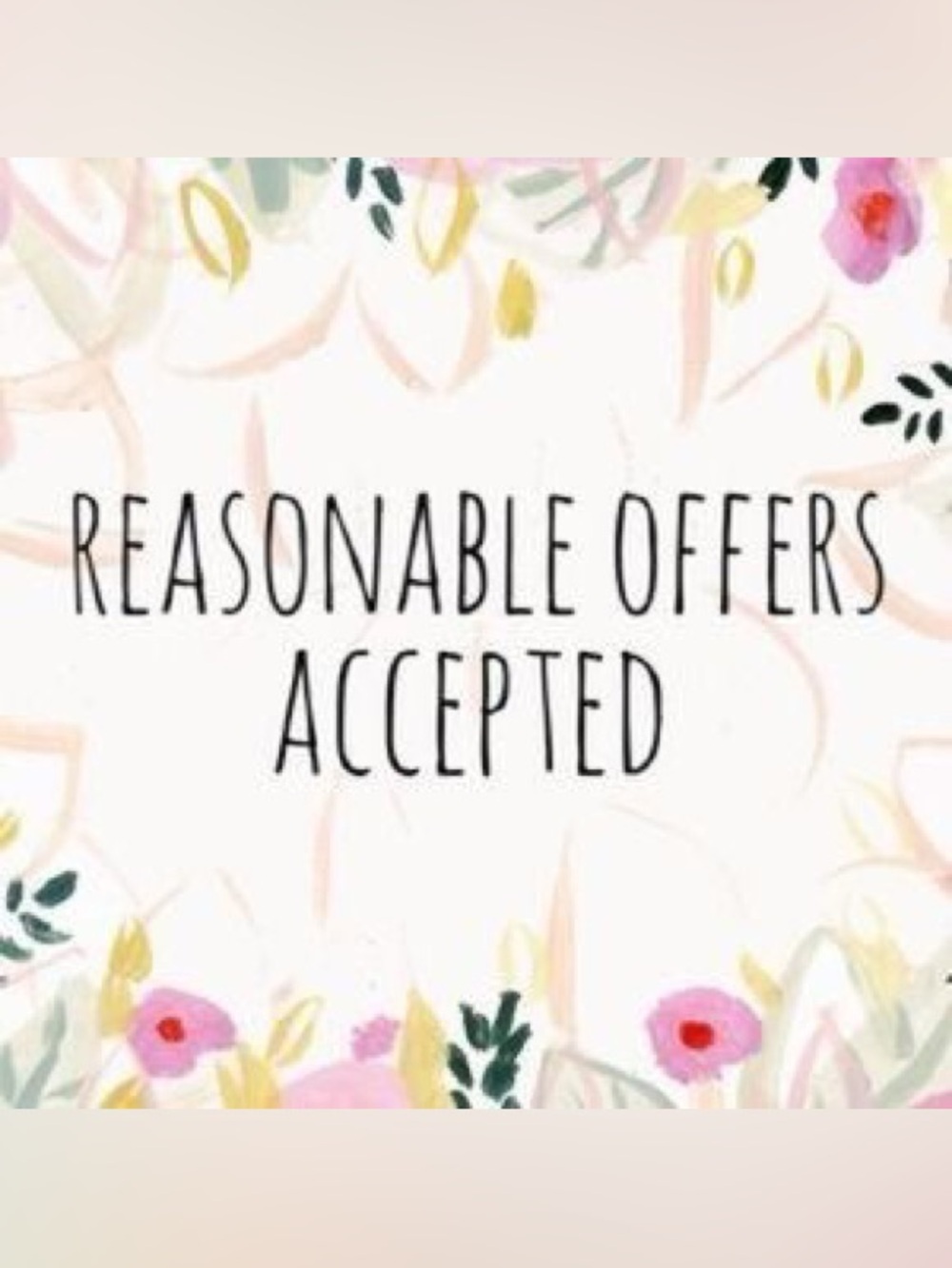 love an item but not the price?
REASONABLE offers accepted🤗